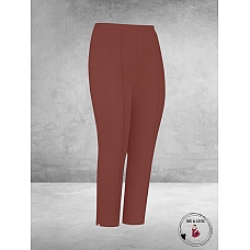 PLUS BASICS Broek 7/8 CACAO
